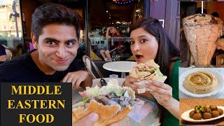 TRYING MIDDLE EASTERN SHAWARMA & FALAFEL