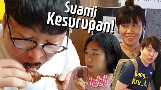 BANGKRUT AKU | Suami Istri Korea Pertama Kali Nyobain Makanan Indonesia!!