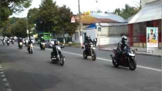 Колона байкерів в Житомирі 15.09.2012