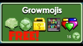 Growtopia | HOW TO GET GROWMOJIS FREE!!!