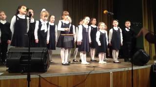 Хор "Песенка" школы 1240. "Родина" (муз. И. Хрисаниди, сл. В. Катанова)
