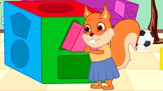 Famille d'Écureuil - Pièces De Puzzle Géantes Animé 2022 en Français