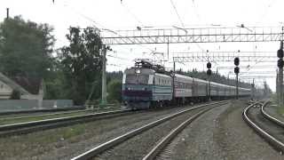 Электровоз ЧС2К-765 с поездом № 76 Москва - Нерюнгри