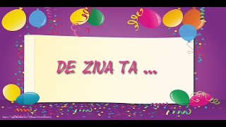 De ziua ta ... La multi ani!
