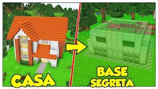 TRASFORMIAMO LA MIA CASA IN BASE SEGRETA! - Minecraft ITA