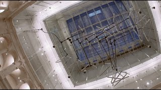 Installation of "Triangle Constellation" by Carlos Amorales (Extended Version)