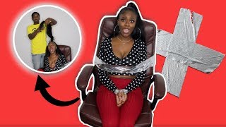 DUCT TAPE PRANK ON GIRLFRIEND! *MUST WATCH*