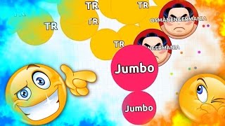 FUNNY DESTROYING TEAMS IN AGARIO !! ( Agar.io Solo Gameplay )