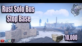 RUST Solo Base - Bus Stop Base Design