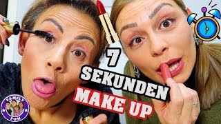 7 SEKUNDEN MAKE-UP?CHALLENGE + OUTTAKES + Verlosung - FAMILY FUN