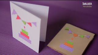 Tarjetas de cumpleaños | Cómo hacer invitaciones | @iMujerHogar