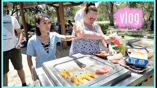 CHRISTMAS EXCHANGE GIFTS + BBQ WITH FRIENDS! ❤️ | rhazevlogs