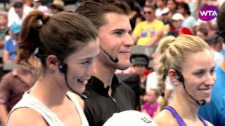 2017 Brisbane International Kids Day | Angelique Kerber and Garbine Muguruza