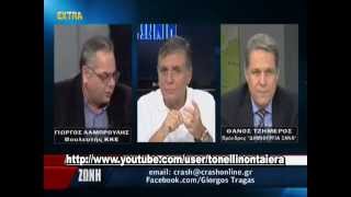Ο Θάνος Τζήμερος στην Απαγορευμένη Ζώνη τα χώνει σε κρατιστές ΚΚΕ & ΣΥΡΙΖΑ 19-11-14
