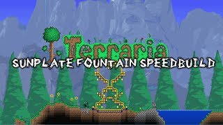 [SPEEDBUILD] Terraria - Sunplate Fountain