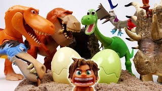 Good Dinosaur, Run~! Dino Egg Hunters Are Coming - ToyMart TV