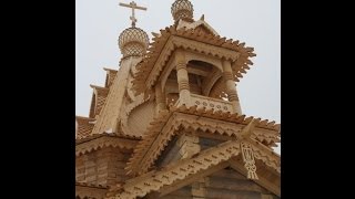 Как сделать макет деревянной церкви.Макет из зубочисток