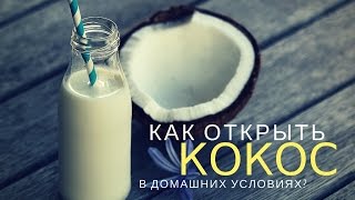 Как открыть КОКОС без молотка в домашних условиях?