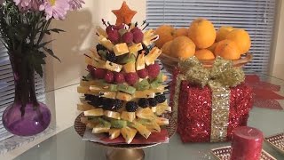 Фруктовая елочка.Ягоды и апельсины.Amazing Christmas Fruit Tree