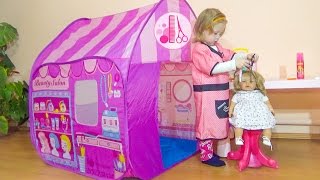 Кукла Беби бон - Играем вместе в парикмахера / Детское видео для девочек про куклы Baby doll