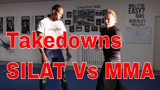 SILAT Vs MMA Basic Takedowns