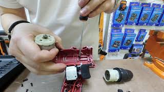 Как разобрать аккумуляторный шуруповёрт RedVerg SD18L/2Y: разбираем редуктор, аккумулятор и патрон