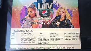 Satanic Super Bowl Halftime Show | Jennifer Lopez & Shakira