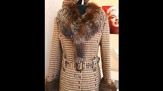 Как сделать декоративные строчки на пальто