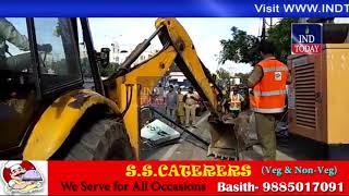 GHMC Demolished 1,024 footpaths encroachments on day 1