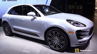 2017 Porsche Macan Turbo Performance Package - Exterior and Interior Walkaround - 2016 LA Auto Show