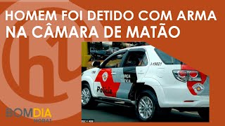 Homem foi detido com arma em Sessão da Câmara de Matão