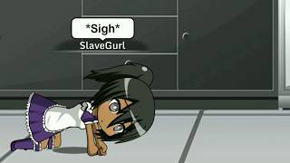 Skunk girl fart in slave face (Gacha Fart)