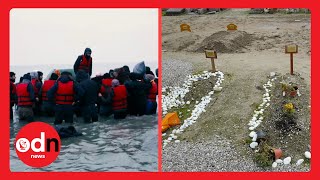 Desperation and Despair as DOZENS of Migrants Drown