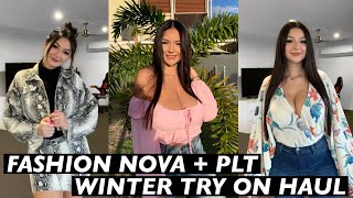 HUGE $900 WINTER FASHION NOVA + PLT TRY ON HAUL! Anna Paul