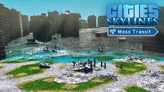 Cities Skylines - ТРИ ЦУНАМИ ПОДРЯД! Город затоплен?