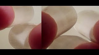 ASMR - Closeup of Long, Natural Nails/Gliding Nails over Camera Lens