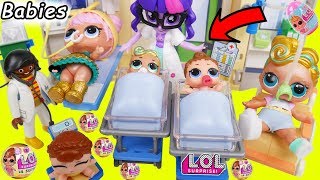 LOL Surprise Dolls Visit Dr. Twilight Sparkle at Playmobil Playset