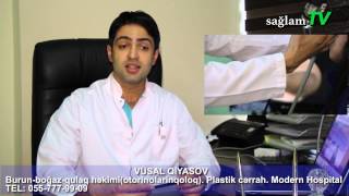 saglamTV. Vüsal Qiyasov. Qulaq-burun-boğaz cərrahı.Modern Hospital