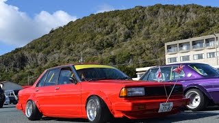 2015 日の出暴走　IN 伊良湖④　街道レーサー　竹やり　オーバーフェンダー