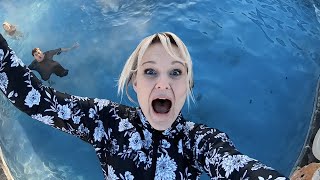 DID She FINALLY DO IT?! Polar Plunge