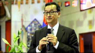 Sam Rainsy: President of Cambodia CNRP -- ជួបជាមួយខ្មែរអូស្ត្រាលី (in Khmer)