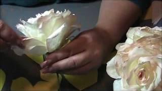 How to make a coffee filter rose step by step.