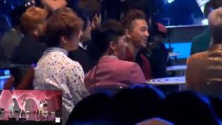 HOT Fancam BigBang reaction to BLACKPINK AS IF IT'S YOUR LAST, 블랙핑크 마지막처럼 2017