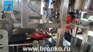 Упаковка угля в бумажные пакеты с плоским дном