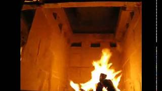 Печь Кузнецова. Банная печь с открытым камином БИК РусСауна ПК