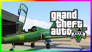 GTA 5 NEW "Western Besra" Jet! GTA 5 "Patch 1.16" San Andreas Flight School Update DLC JET! (GTA V)
