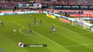 Gol de Mora. River 2 Tigre 0. Fecha 6.Torneo Primera División 2014.Fútbol Para Todos
