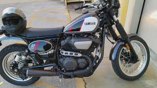 2017 SCR950 Danmoto Highwayman exhaust.