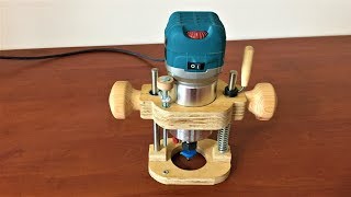 Homemade Plunge Router Base // Dalma Freze Aparatı Yapımı