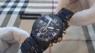 Men's Fossil Nate Chronograph Stainless Steel Watch JR1494